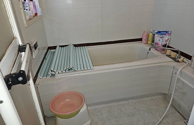 大津市瀬田のお風呂洗い場詰まり施工事例写真