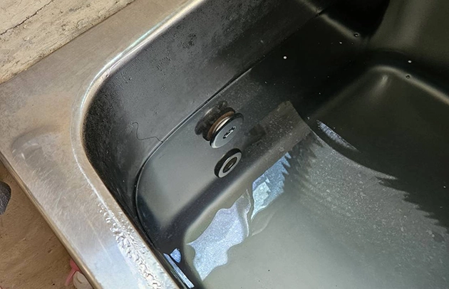 守山市のお風呂つまりで修理した浴槽写真