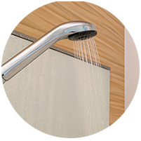 お風呂のシャワー写真