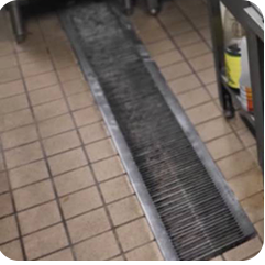 厨房排水口の写真