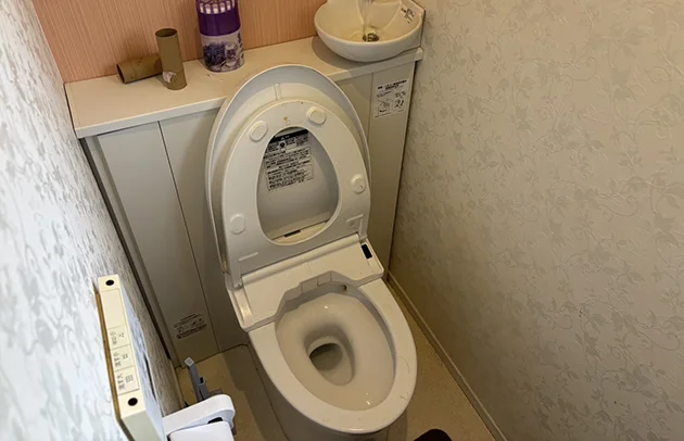 大津市で逆流つまりを解消したトイレ