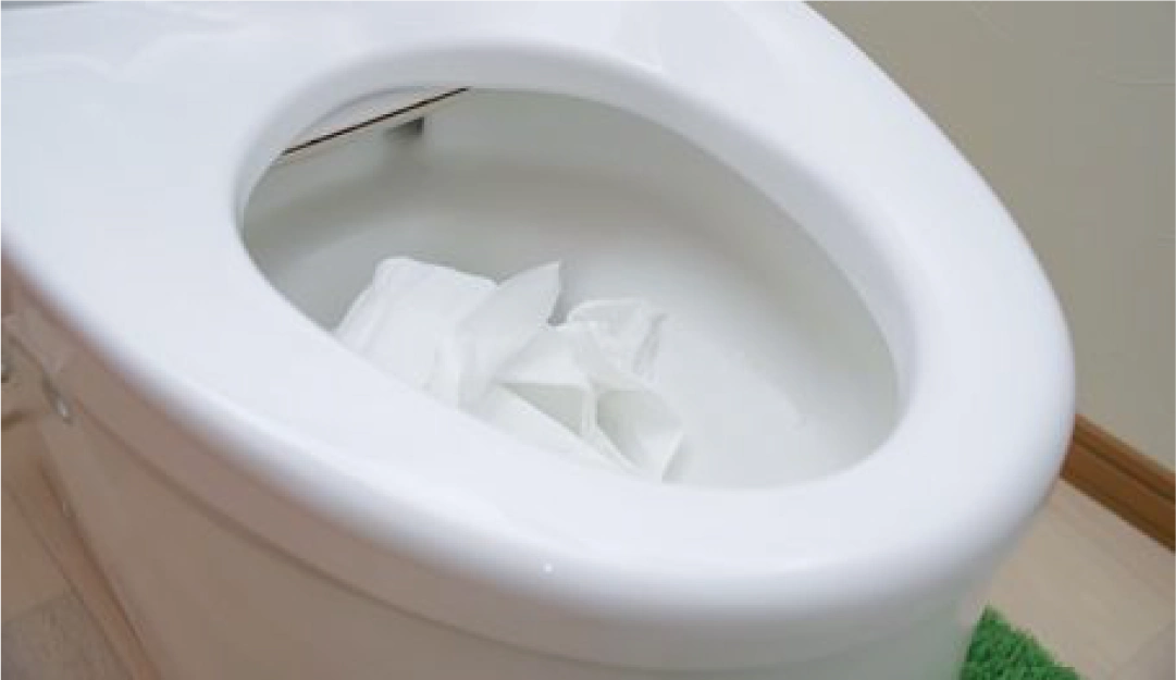トイレ詰まりの画像