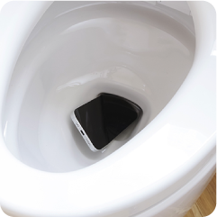 トイレに落ちた異物