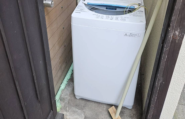 高島市の洗濯排水つまり施工事例写真