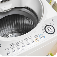洗濯機の写真