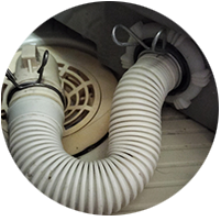 洗濯機排水口まわりの写真