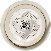 洗面所排水口の写真