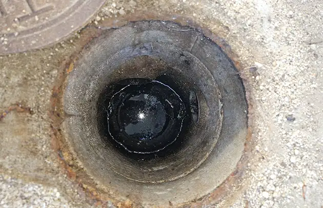 東近江市五個荘の汚水桝逆流トラブルの高圧洗浄施工事例写真