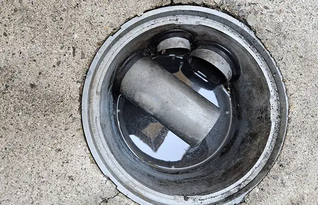 日野町松尾の排水が流れない台所詰まりの高圧洗浄施工事例写真