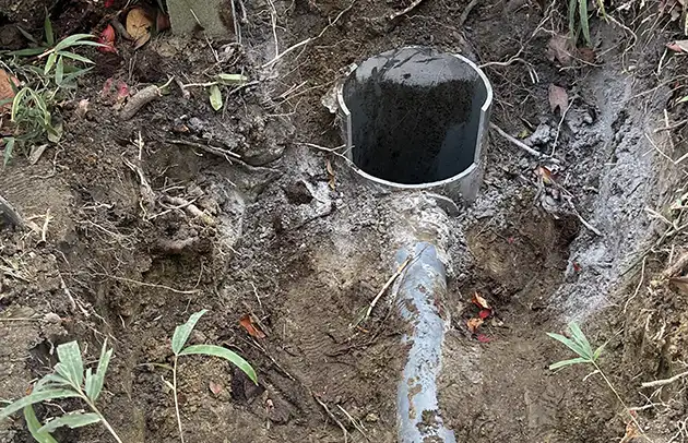 守山市水保町の汚水桝あふれを解消する高圧洗浄施工事例写真