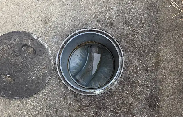 高島市今津町の排水が流れない台所詰まりの高圧洗浄施工事例写真