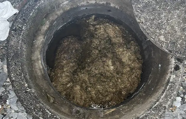 豊郷町石畑の汚水桝あふれと逆流の高圧洗浄対応施工事例写真