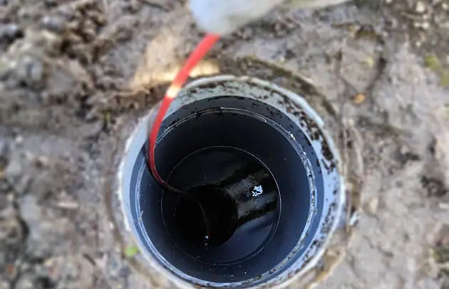 野洲市小篠原の排水が流れない台所詰まりの高圧洗浄施工事例写真