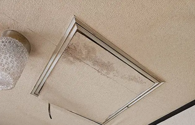 彦根市高宮町の天井水漏れの原因特定と配管修理施工事例写真