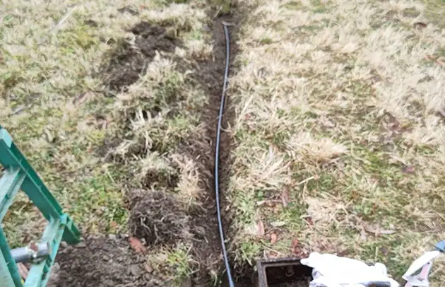 甲良町尼子の屋外埋設管の漏水特定とピンポイント修理施工事例写真