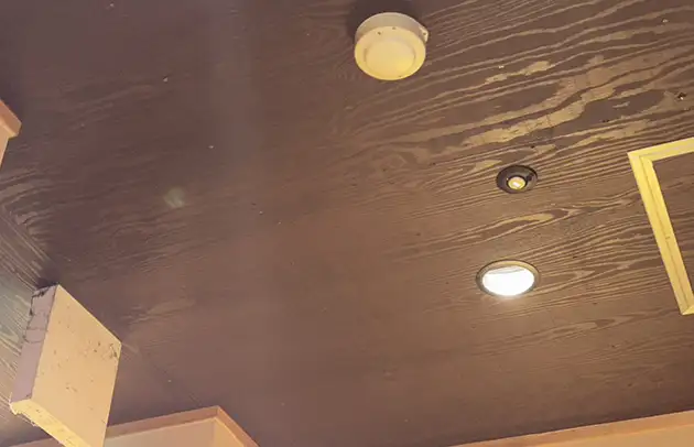 栗東市小柿の天井水漏れの原因特定と配管交換修理施工事例写真