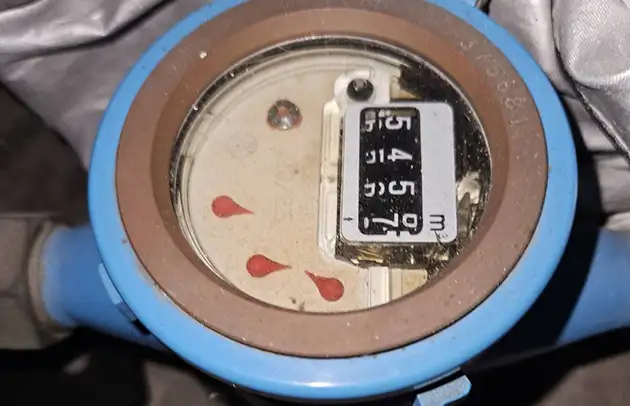 竜王町山之上の水道代増加による漏水調査と修理対応施工事例写真