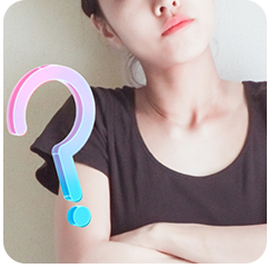 原因が分からなくて困った様子の写真