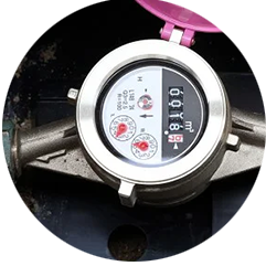 水道メーターの写真