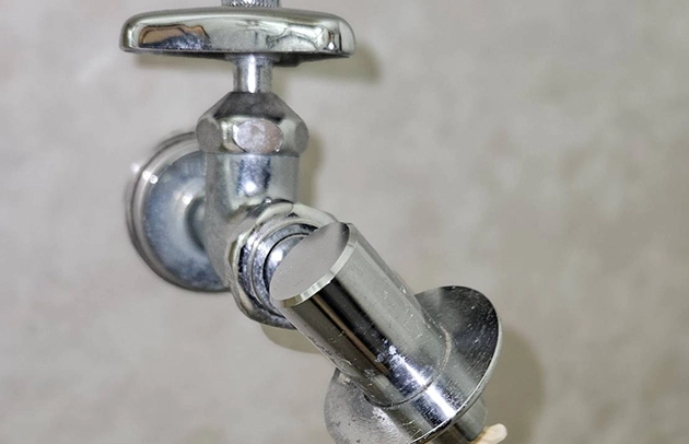 大津市瀬田の洗濯機蛇口接続部の水漏れ施工事例写真