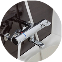 お風呂混合水栓の写真