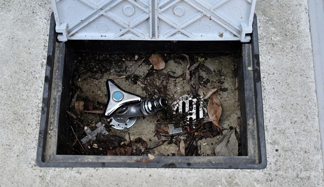 屋外水栓・外の水道の水漏れ