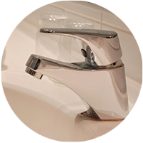 洗面所蛇口の写真