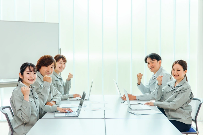 自社スタッフのみでの集客・施工の打ち合わせ